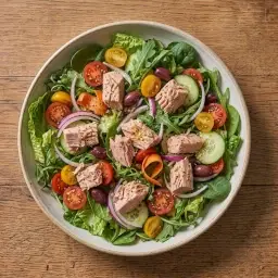 Garden Salad with Tuna